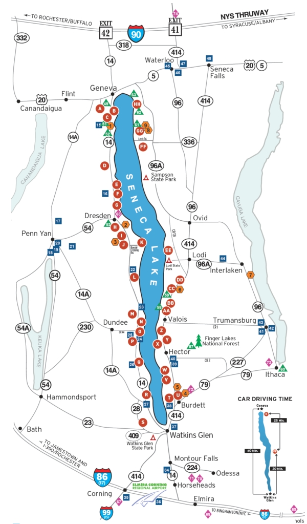 Seneca Lake Map 2018